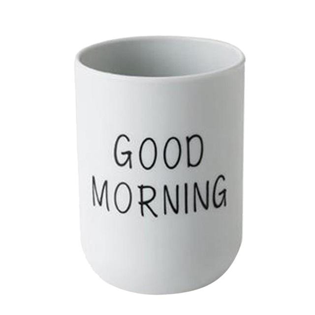 Wholesale Toothbrush Cup Personality Music Note Milk Juice Lemon Mug Coffee Tea Cup Home Office Drinkware Unique Gift #F