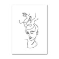 Lines Poster Woman Painting Sketch Wall Art Line Drawing Paintings Modern Art Canvas Nordic Abstract Picture Minimalist Poster