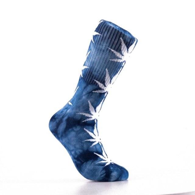 Men Unisex Novelty Colorful Tie-dyeing Skateboard Socks.Cotton Harajuku Hiphop Socks Sox Ethnic Couple Long Sock Meias
