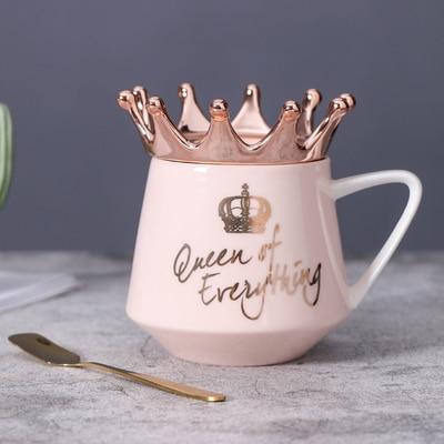 OUSSIRRO Crown Theme Milk / Coffee Mugs Cartoon MultiColor Mugs Cup Kitchen Tool Gift X-Mas Gift W3206