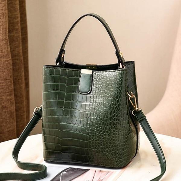 HJPHOEBAG mode Crocodile sac à bandoulière pour femmes sac à bandoulière concepteur femmes sacs de luxe en cuir PU sac seau sac à main YC254