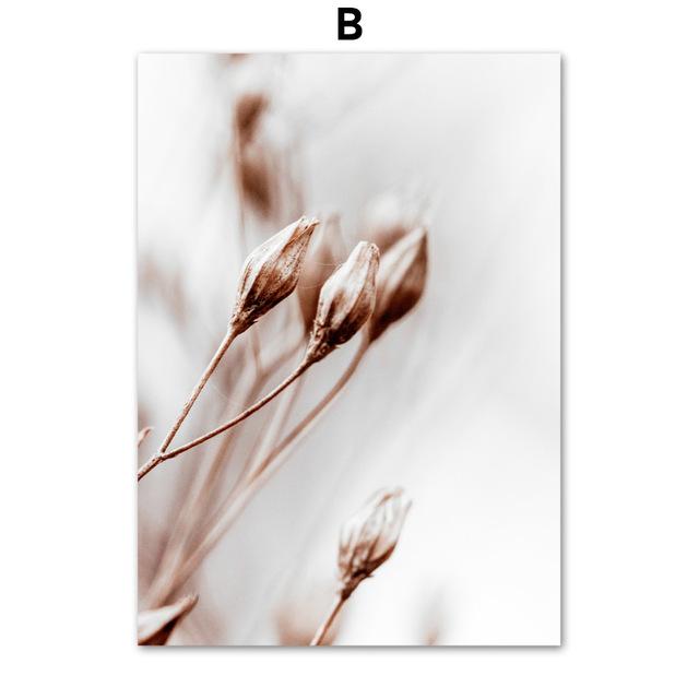 Winter Flower Dandelion Plant Landscape Wall Art Canvas Painting Nordic Posters And Prints Wall Pictures For Living Room Decor