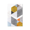 Abstract Triangle Hexagon Geometry Mosaic Combination Canvas Paintings Poster And Print Decorative Wall Art Pictures Living Room