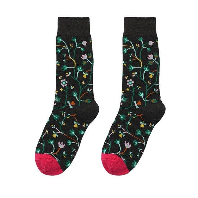 Nouveau 2019 Kawaii doux femmes chaussettes drôle mignon crème couleur bonbon dessin animé motif abstrait conception chaussettes heureuses pour cadeau de noël