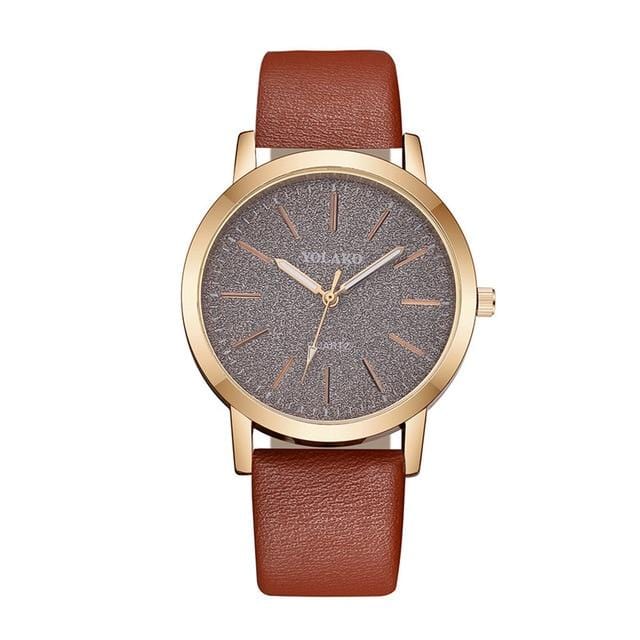 Marque de luxe en cuir Quartz montre pour femme dames montre de mode femmes montre-bracelet horloge relogio feminino heures reloj mujer saati