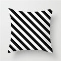 Fuwatacchi Geometric Pattern Cushion Cover Black White Soft Throw Pillow Cover Decorative Sofa Pillow Case Pillowcase Christmas