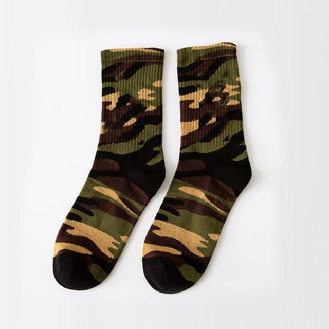Creative High Quality Fashion Men Hip Hop Cotton Unisex Harajukumen's happy socks Funny Skate Socks