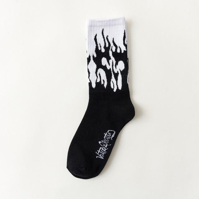 Creative High Quality Fashion Men Hip Hop Cotton Unisex Harajukumen's happy socks Funny Skate Socks