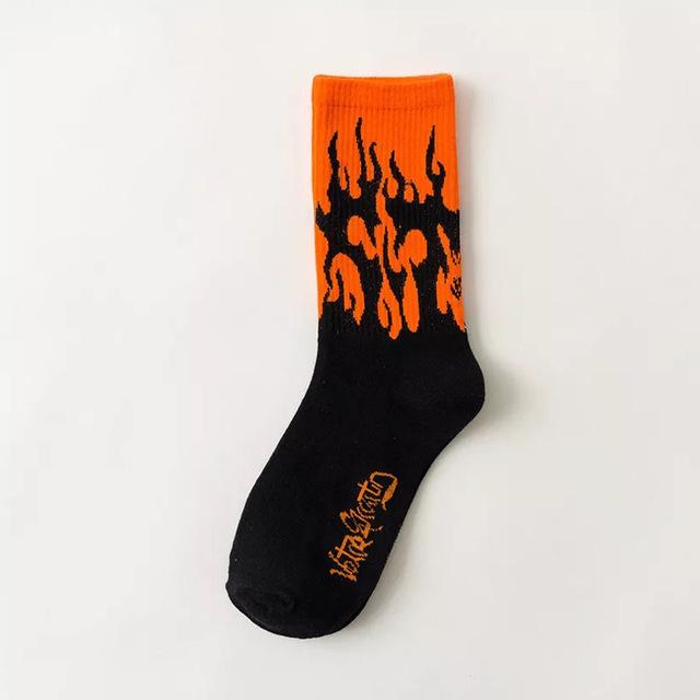 Creative High Quality Fashion Men Hip Hop Cotton Unisex Harajukumen's happy socks Funny Skate Socks