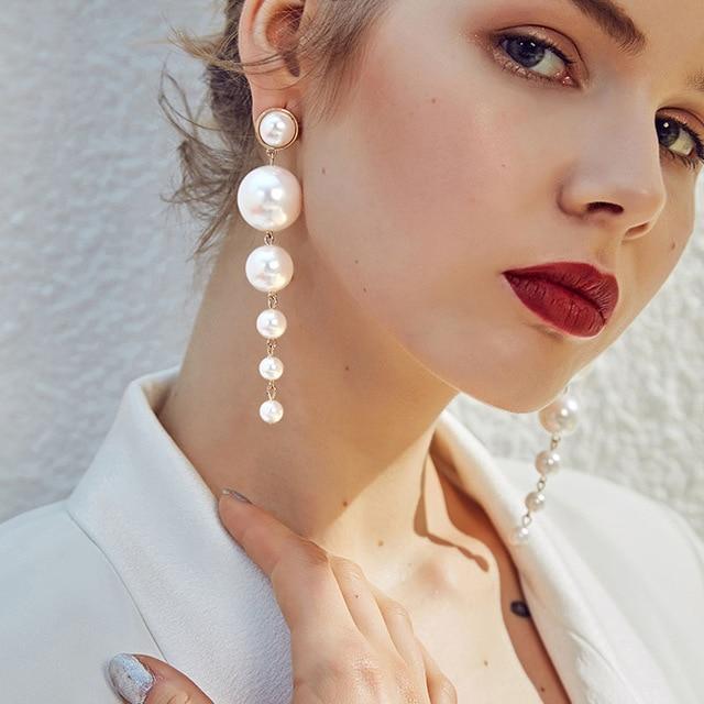 Personality 2019 Trapezoid Large Long Acrylic Acetate Drop Earrings For Women Rectangle Tortoiseshell Earring Za Jewelry