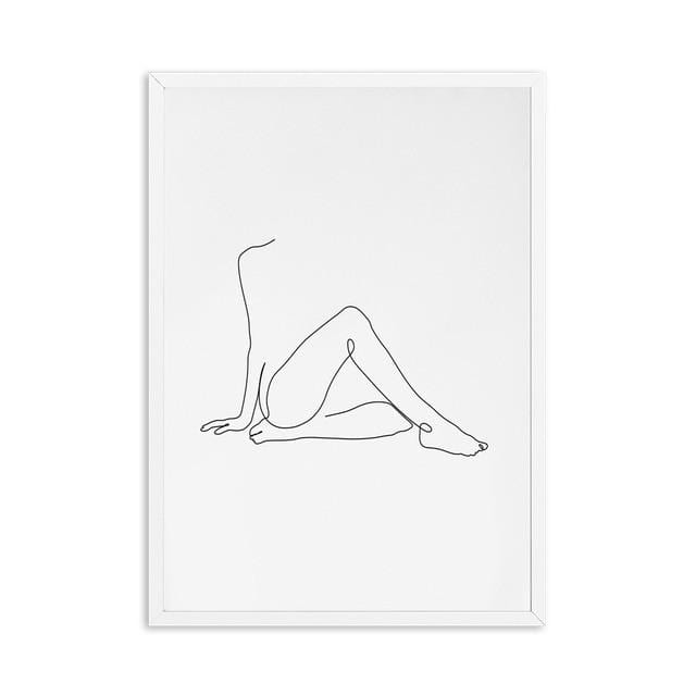 Abstract Women Line Drawing Nordic Posters Prints Modern Canvas Painting Wall Art Flower Girl Wall Picture Bedroom Home Decor