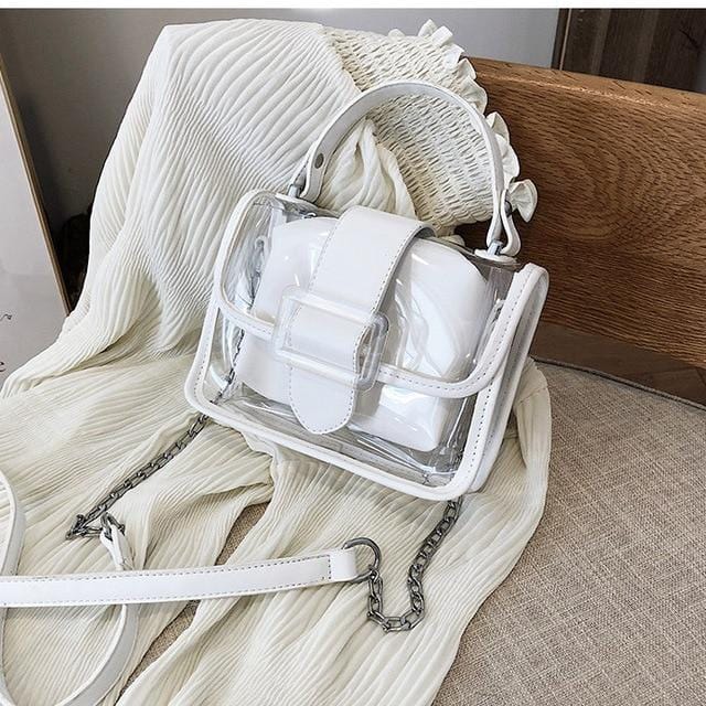 Transparent Small Bag Crossbody Bags For Women 2020 Summer Cut Lady Shoulder Messenger Bag Female Travel Handbags