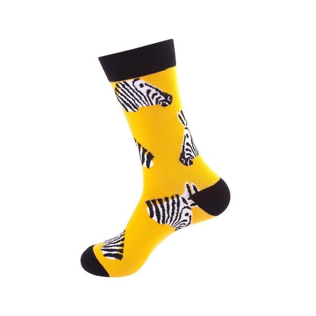 Women Socks Funny Cute Cartoon Fruits Avocado Egg Oil Painting Van Gogh Stripes Happy Japanese Harajuku skateboard Socks