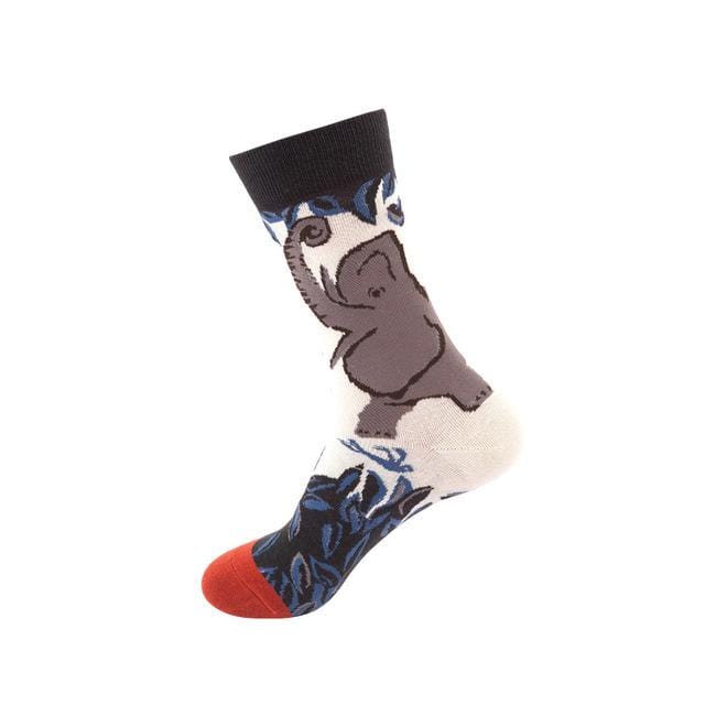 Women Socks Funny Cute Cartoon Fruits Avocado Egg Oil Painting Van Gogh Stripes Happy Japanese Harajuku skateboard Socks