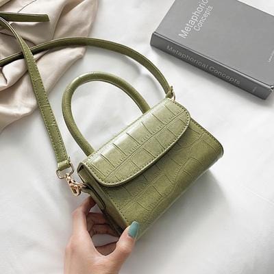 Crocodile Pattern Crossbody Bags For Women 2020 Small Chain Handbag small bag PU Leather Hand Bag Ladies Designer Evening Bags