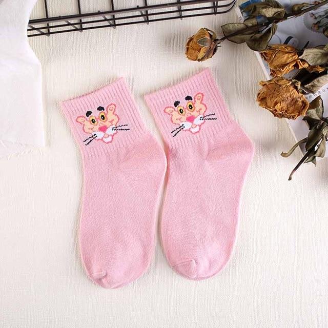 High Quality Cute Elegant Lovely Kawaii Cartoon Sweet Harajuku Cotton Women Socks Animals Character Casual Short Socks Hot