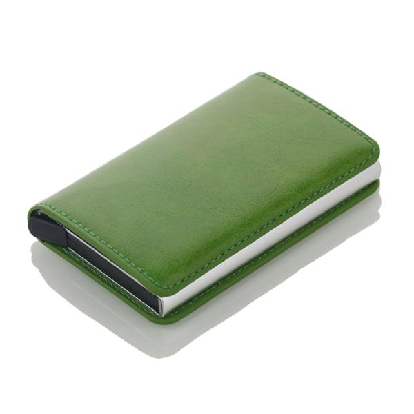 Men Credit Card Holders Business ID Card Case Fashion Automatic RFID Card Holder Aluminium Bank Card Wallets