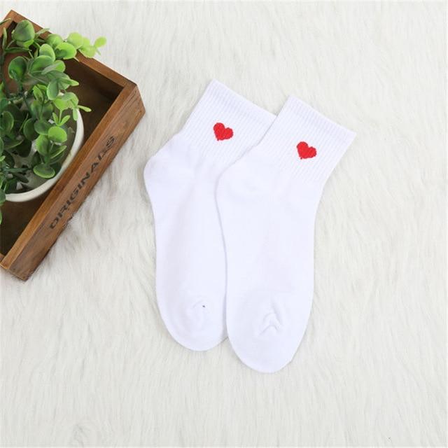 Women Daily Socks Harajuku Korea Japanese Cotton Kitten Flame Ulzzang Socks Men Chinese Cactus Gun Shark Alien Christmas Socks