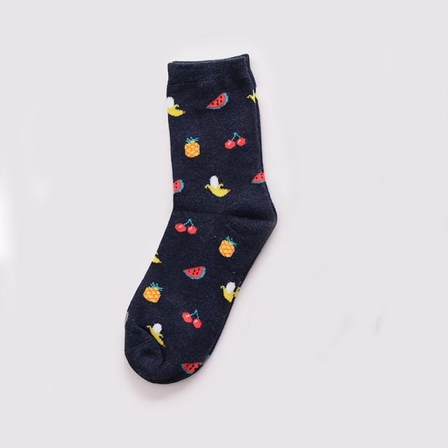 Jeseca Winter Warm Socks for Women Cartoon Animal Print Japanese Kawaii Girls Cute Sock Female Harajuku Vintage Streetwear Sock