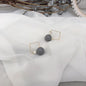 AOMU – boucles d'oreilles géométriques bleues coréennes en acrylique, cercle creux irrégulier carré, pendantes en métal pour femmes, bijoux de fête de plage