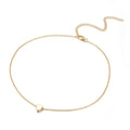 Small heart choker Necklace for women gold silver chain Smalll love NECKLACE PENDANT in collar Bohemian Chocker necklace jewelry