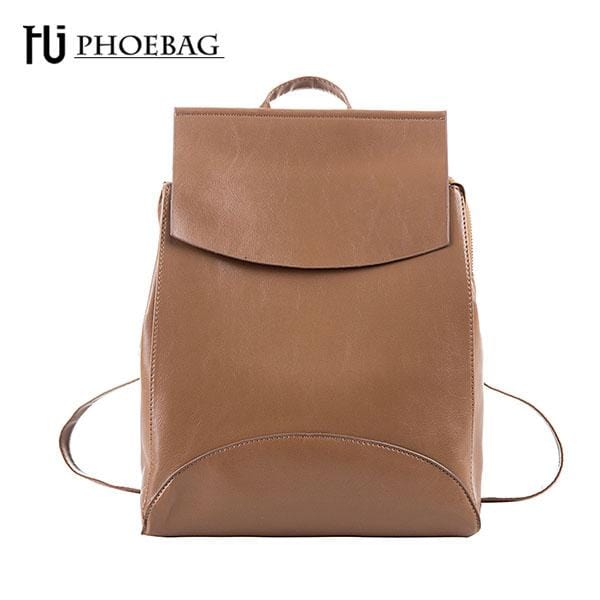 HJPHOEBAG New high quality Women Backpacks Fashion Teenager Girls School bag PU Mochila Zipper Students Shoulders bag HJ-811