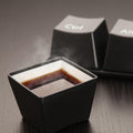Creative Cup Tea Set Keyboard Fashion Cups Black color ctrl del alt 3 pieces/ Mugs Promotion Gifts Trade Shows Wedding