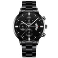 2020 Fashion Trend Men's Stainless Steel Watch Luxury Calendar Quartz Watch Men's Business Casual Watch