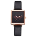 Dropshiping New Top Brand Square Women Bracelet Watch Contracted Leather Crystal WristWatches Women Dress Ladies Quartz Clock