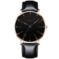 High-end watch minimalist men's fashion ultra-thin watch simple men's business stainless steel mesh quartz watch Relogio Masculi