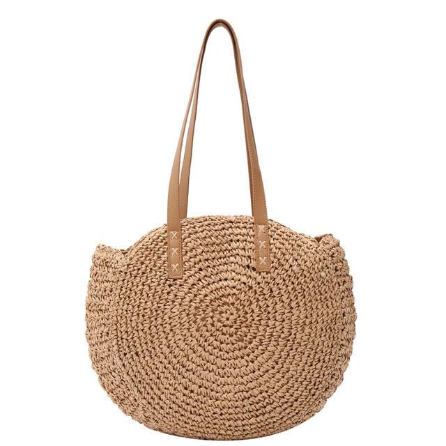 2020 beach straw bag bohemian summer rattan handbag new fashion travel ladies handbag shoulder bag bolsos de mimbres paja