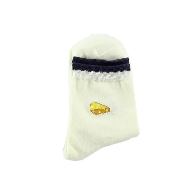 Nette Kreative Obst Harajuku Lustige Socken Neuheit Lebensmittel Kunst Druck Kawaii Socken Frauen Jacquard Warme Schöne Meias Femme Sokken