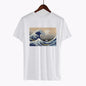 CDJLFH Women Short Sleeve Graphic Tees Tops Vintage T-shirts Vincent van gogh starry night aesthetic White Tshirts Harajuku 2018