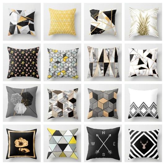 ZENGA Geometric Nordic Cushion Cover decorative cushion Throw Pillow Cover Polyester Cushion Case Sofa Bed Decorative Pillowcase