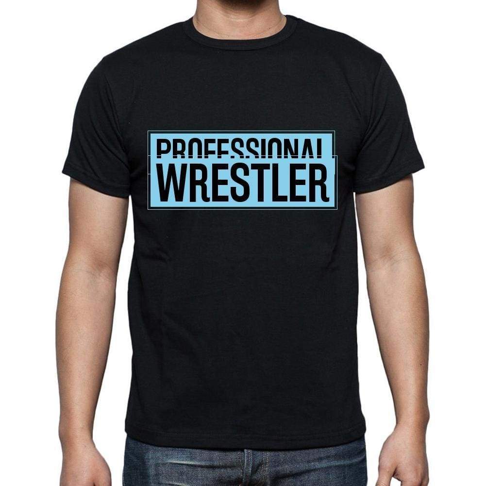 Professional Wrestler T Shirt Mens T-Shirt Occupation S Size Black Cotton - T-Shirt