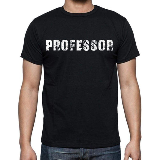 Professor White Letters Mens Short Sleeve Round Neck T-Shirt 00007