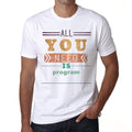 Programm, Herren-Kurzarm-Rundhals-T-Shirt 00025