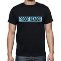 Proof Reader t shirt, mens t-shirt, occupation, S Size, Black, Cotton