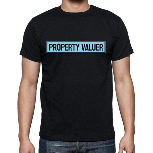 Property Valuer T Shirt Mens T-Shirt Occupation S Size Black Cotton - T-Shirt