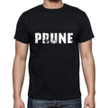 prune T-shirt <span>col rond</span> <span>manches courtes</span> <span>Homme</span> , 5 lettres <span>Noir</span> , mot 00006