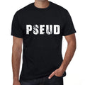 pseud Men's Retro T shirt Black Birthday Gift 00553