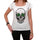 Psychedelic Skull White Womens T-Shirt 100% Cotton 00188