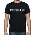 purchase , white letters, Men's Short Sleeve Round Neck T-shirt 00007
