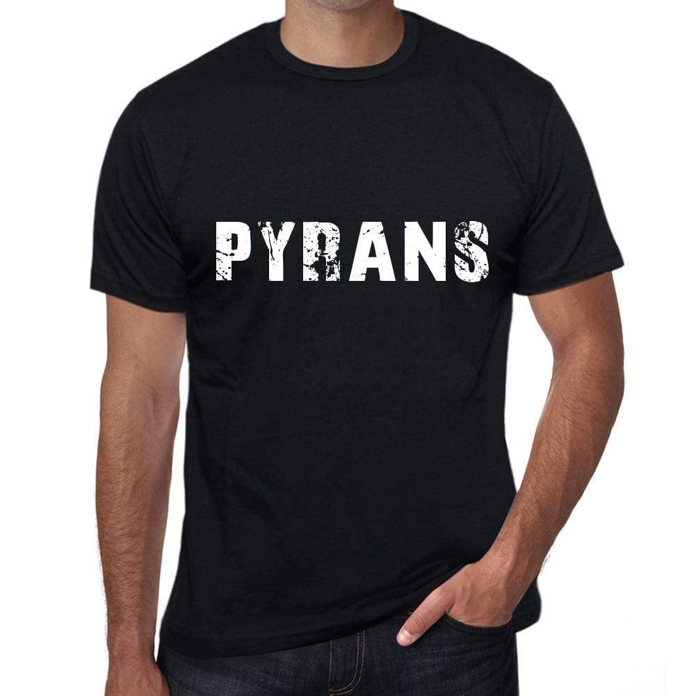 Pyrans Mens Vintage T Shirt Black Birthday Gift 00554 - Black / Xs - Casual