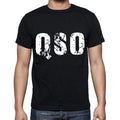qso men t shirts,Short Sleeve,t shirts men,tee shirts for men,cotton,black , 3 letters