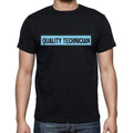 T-shirt de technicien de qualité, t-shirt pour hommes, profession, taille S, <span>noir</span> , coton