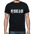 queso, kurzärmliges Herren-T-Shirt mit Rundhalsausschnitt