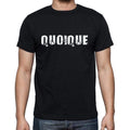 quoique, French Dictionary, Men's Short Sleeve Round Neck T-shirt 00009