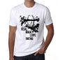 Racing Real Men Love Racing Mens T Shirt White Birthday Gift 00539 - White / Xs - Casual