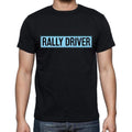Rally Driver t shirt, mens t-shirt, occupation, S Size, Black, Cotton